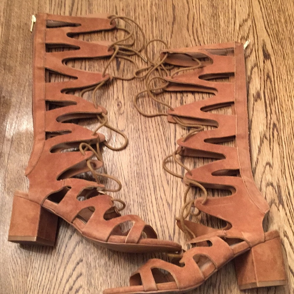 Steve Madden Lorraine gladiator sandals suede 6.5